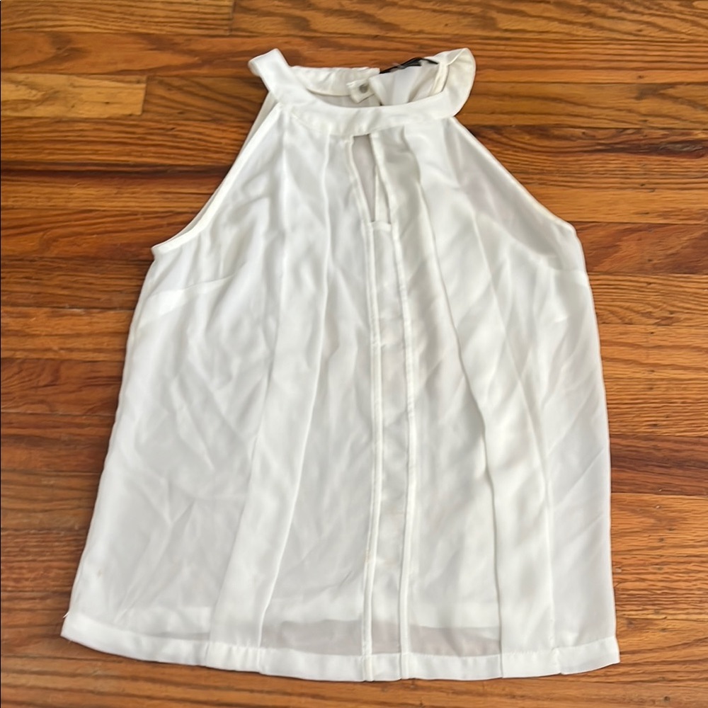 Banana Republic White Halter Blouse